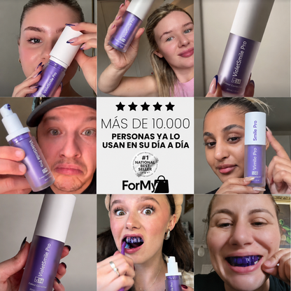 VioletSmile Pro - Sonrisa más blanca y luminosa al instante