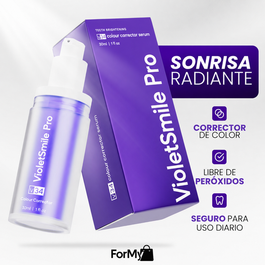 VioletSmile Pro - Sonrisa más blanca y luminosa al instante